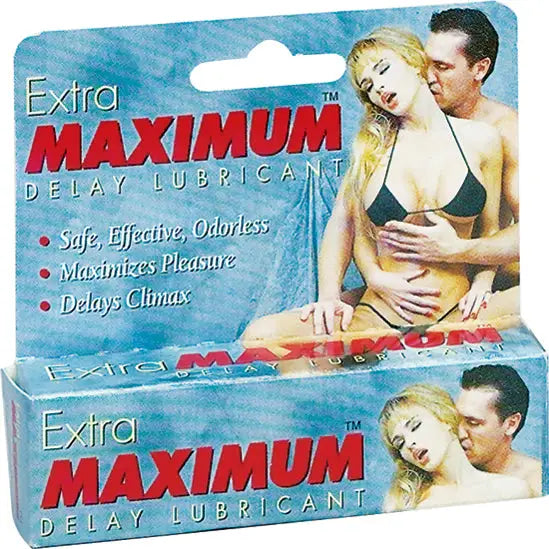 Extra Maximum Delay Lube Small.5oz - Erotic Body Lotions