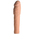 Extra Thick 2 Inch Penis Extension - Realistic Flesh-Colored Dildo for Enhanced Pleasure