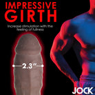 Extra Thick 2 Inch Penis Extension with Anatomical Measurements Indicated for Better Fit