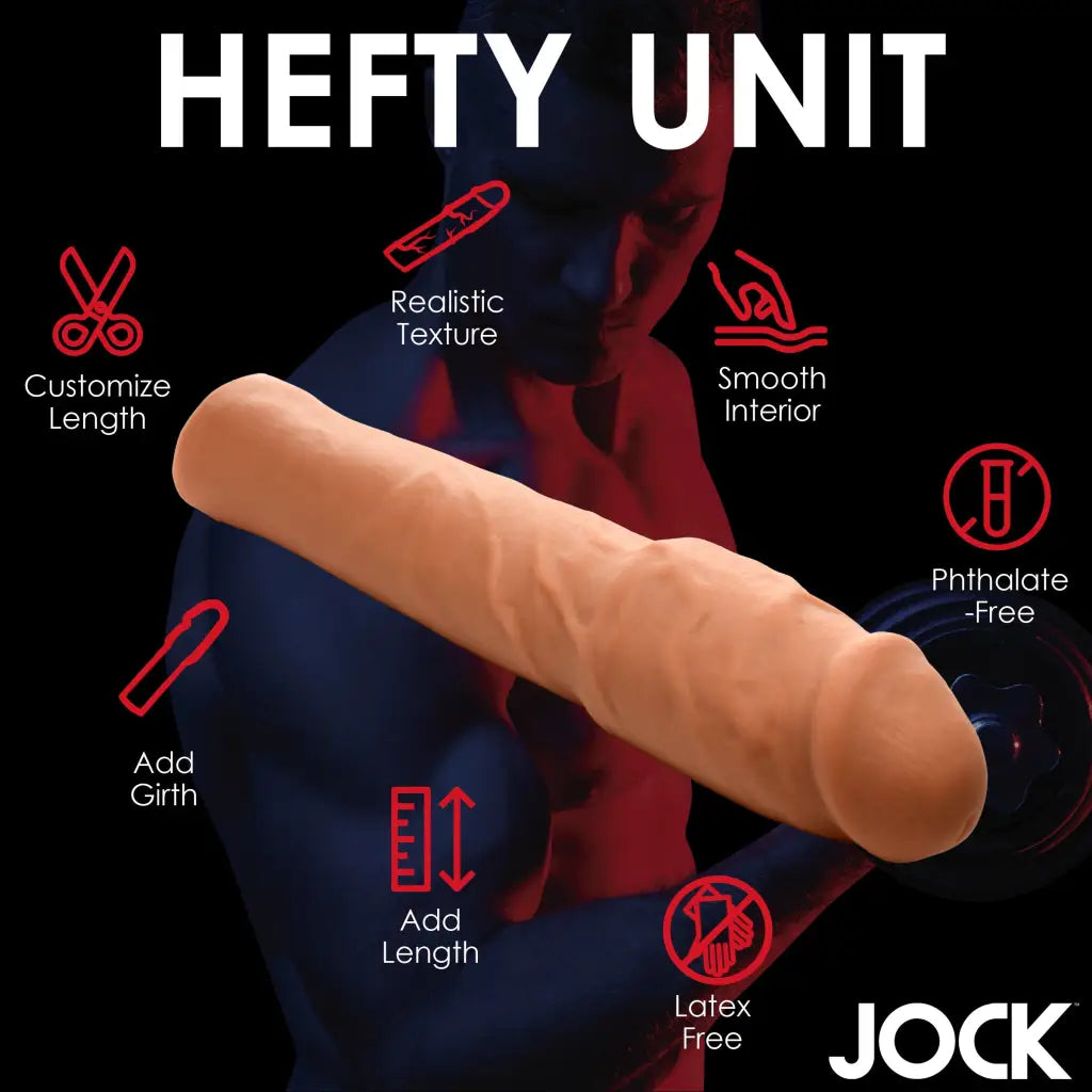 Extra Thick 2 Inch Penis Extension - Customizable Flesh-Colored Adult Toy