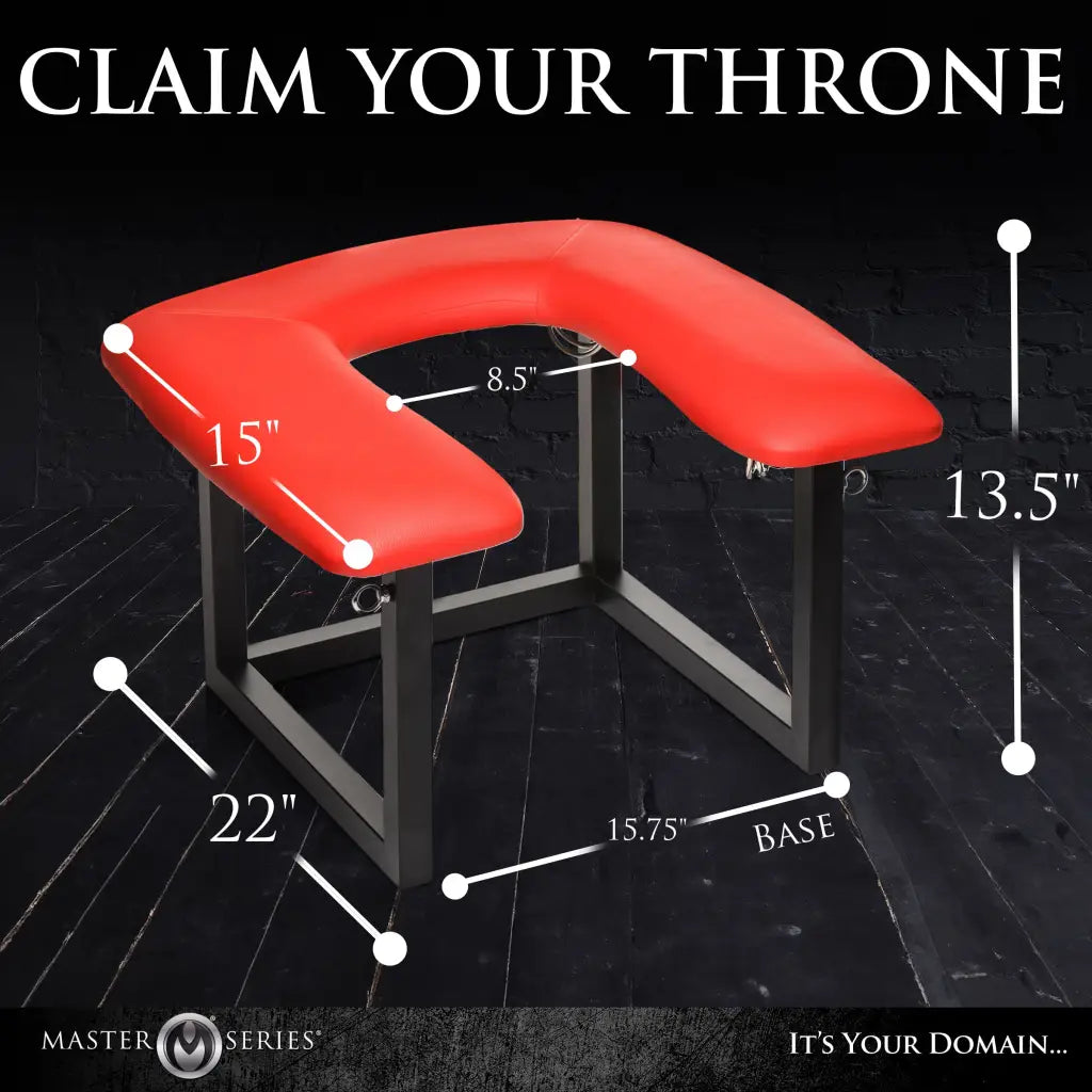 Face Rider Queening Chair - Dungeon Furniture