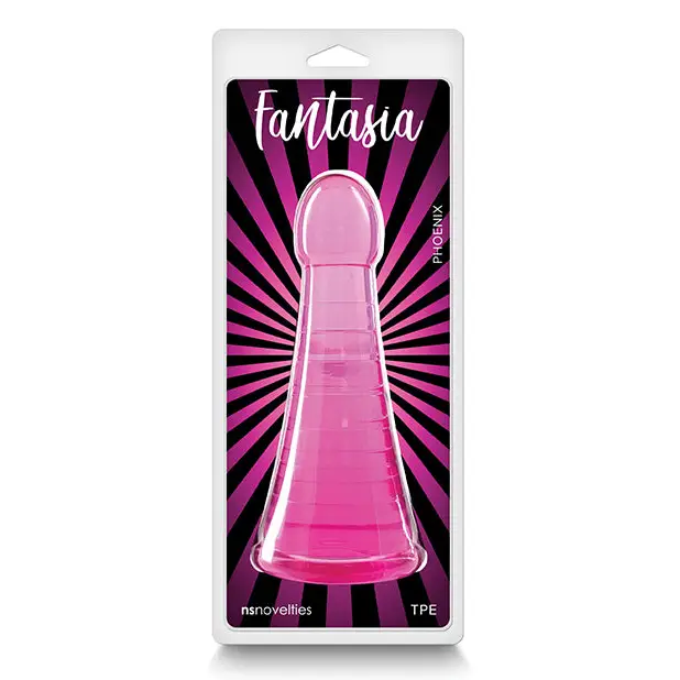 Fantasia Phoenix Jelly Dildo Pink - Pink - Realistic Dildo