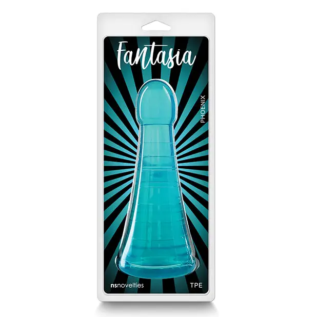 Fantasia Phoenix Jelly Dildo Pink - Teal - Realistic Dildo