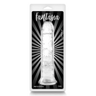 Fantasia Upper 8 in. Jelly Dildo Teal - Clear - Realistic Dildo