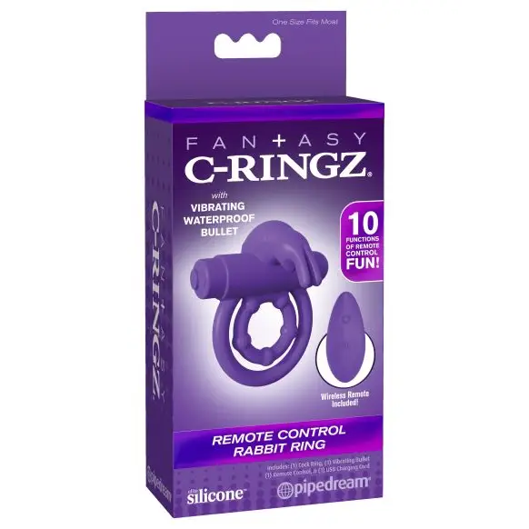 Fantasy C-ringz Remote Rabbit Ring - Cock Ring