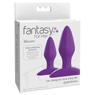 Fantasy for Her Plug Fantasy For Her Designer Love Plug Set - Purple at the Haus of Shag