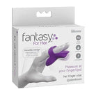 Fantasy For Her Finger Vibe - Purple: Silicone finger vibe for female pleasure in retail box