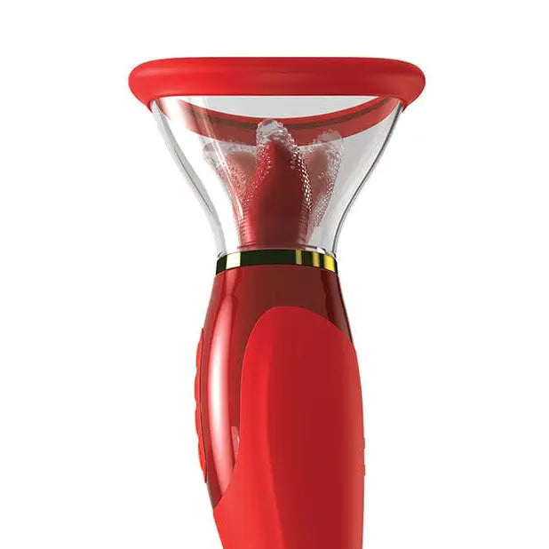 Red electric toothbrush from Fantasy For Her Ultimate Pleasure 24k Gold Edition