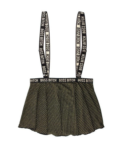Fantasy Lingerie Skirt Vibes Boss Bitch Suspender Skirt at the Haus of Shag