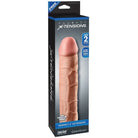 Fantasy X-tensions Mega Extension flesh-colored and phallic-shaped sex toy in packaging