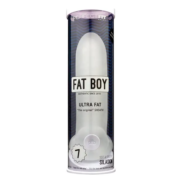 Fat Boy Ultra Fat Sleeve Clear - 7.0 - Penis Extenders