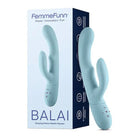 Femme Funn Balai Side To Side Swaying Rabbit in pale blue with dual stimulation arms