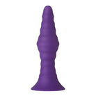 Femme Funn PYRA Ribbed Vibrating Butt Plug in purple silicon for pleasurable anal play