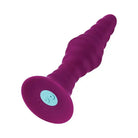 Femme Funn PYRA Ribbed Purple Silicon Vibrating Butt Plug for Intense Pleasure