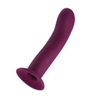 Purple silicone Femme Funn Sleeves with curved handle for the VERSA Bullet