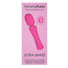 Femme Funn Ultra Wand Rechargeable Waterproof Vibrator in pink for ultimate pleasure