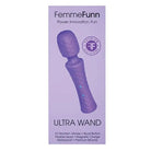 Femme Funn Ultra Wand rechargeable waterproof vibrator shown with lavender