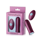 Close up of Femme Funn VERSA BULLET with Wireless Remote in a pink box