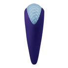 Purple Femme Funn Volea Fluttering Tip Vibrator with light blue textured tip