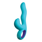 FemmeFunn Klio Triple Action Thumping Rabbit Vibrator in Turquoise Silicone