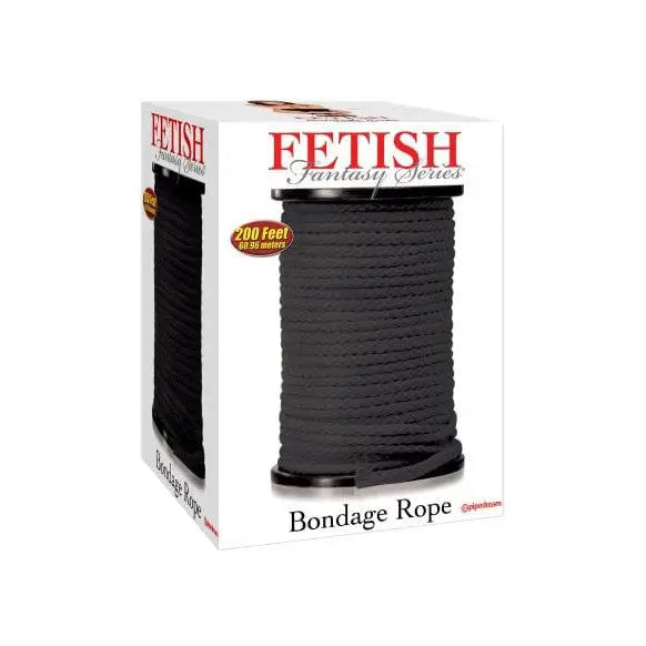 Fetish Fantasy Rope Fetish Fantasy Bondage Rope Black 200 Feet at the Haus of Shag