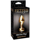 Fetish Fantasy Plug Fetish Fantasy Gold Mini Luv Plug - Gold at the Haus of Shag