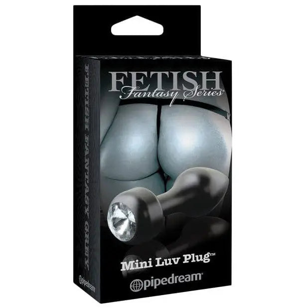 Black Fetish Fantasy Limited Edition Mini Luv Plug in suggestive packaging