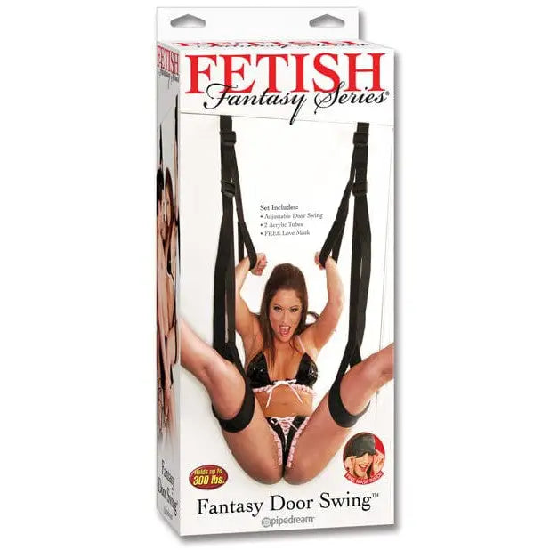 Woman using Fetish Fantasy Series Door Swing in bikini for ultimate fantasy series door fun