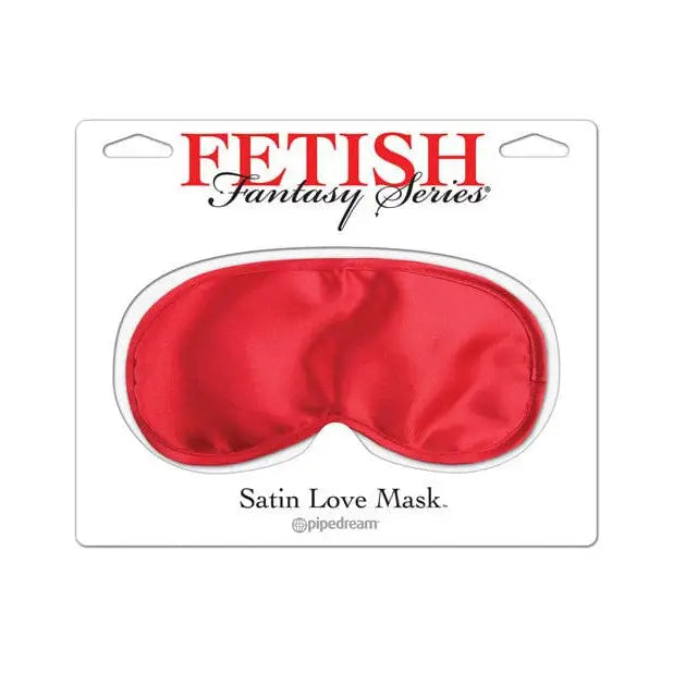 Fetish Fantasy Bondage Blindfolds & Restraints Red Fetish Fantasy Series Satin Love Mask at the Haus of Shag