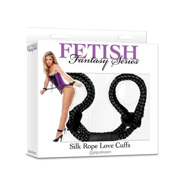 Fetish Fantasy Cuffs Black Fetish Fantasy Series Silk Rope Love Cuffs at the Haus of Shag