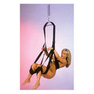 A woman in black bikini on Fetish Fantasy Series Fantasy Swing® with an eyelet bolt attachment