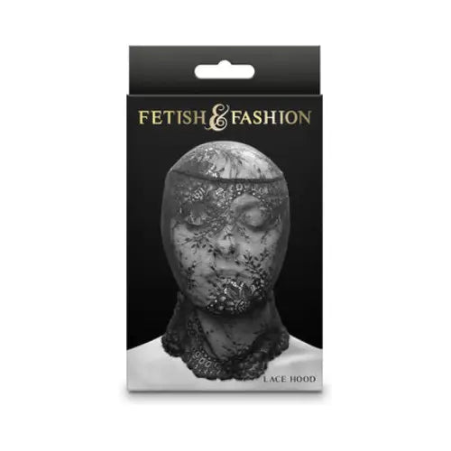 Fetish&Fashion Lace Hood Black - Hood