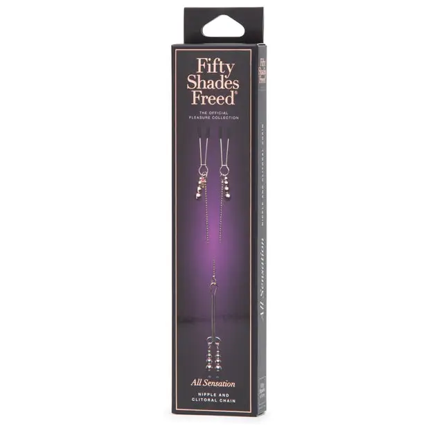 Fifty Shades Freed All Sensation Nipple & Clitoral Chain from the Fifty Shades collection