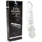 Fifty Shades of Grey Dildos Fifty Shades of Grey Drive Me Crazy 7.5 in. Glass Massage Wand Dildo Clear at the Haus of Shag