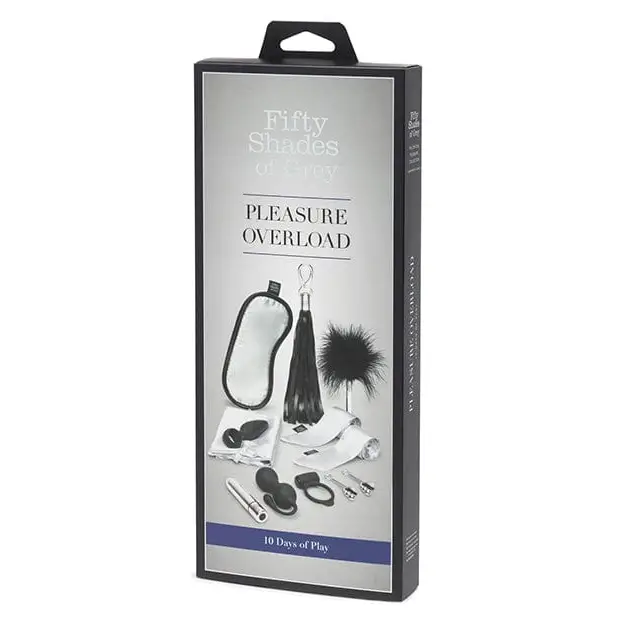 Fifty Shades of Grey Games Fifty Shades Of Grey Pleasure Overload 10 Days Of Play Gift Set Black at the Haus of Shag