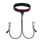 Fifty Shades of Grey Fifty Shades Of Grey Fifty Shades Of Grey Sweet Anticipation Collar Nipple Clamps at the Haus of Shag