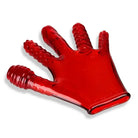 Finger Fuck Glove Clear Red - Love Glove