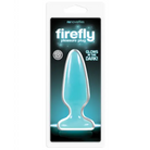 Firefly Glow in the Dark Pleasure Plug - Blue / Medium - Butt Plug