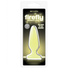 Firefly Glow in the Dark Pleasure Plug - Yellow / Small - Butt Plug