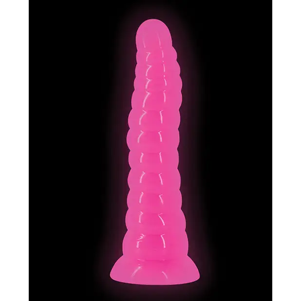 Firefly Nymph Glow in the Dark Dildo - Pink - Dongs & Dildos