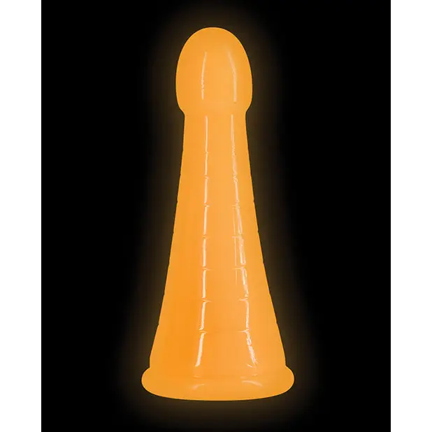 Firefly Phoenix Glow in the Dark Dildo - Orange - Dongs & Dildos