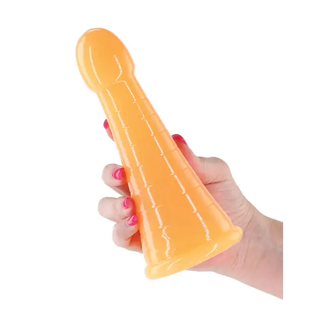 Firefly Phoenix Glow in the Dark Dildo - Orange - Dongs & Dildos