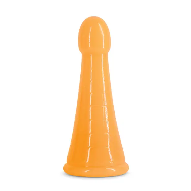 Firefly Phoenix Glow in the Dark Dildo - Orange - Dongs & Dildos