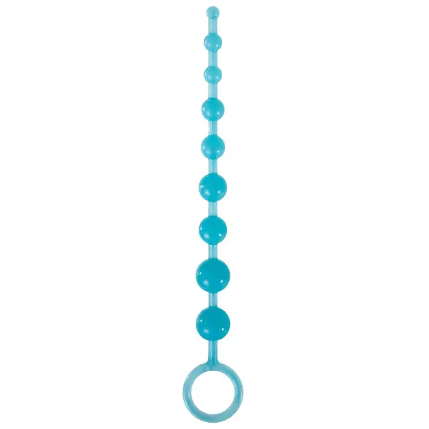 Firefly Pleasure Beads - Blue - Anal Beads