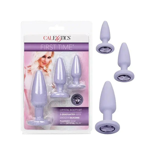 CalExotics Anal Kit Purple First Time Crystal Booty Kit at the Haus of Shag