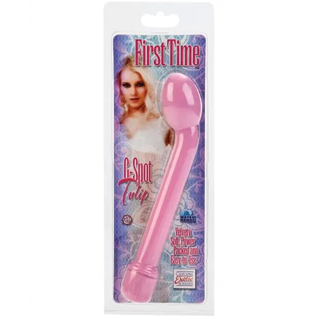 CalExotics Vibrator Pink First Time G Spot Tulip at the Haus of Shag