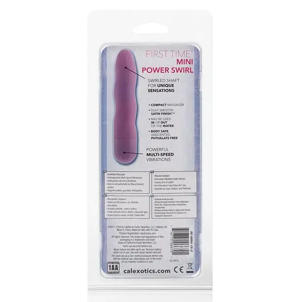 CalExotics Vibrator First Time Mini Power Swirl at the Haus of Shag