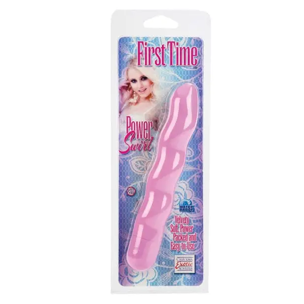 CalExotics Vibrator Pink First Time Power Swirl at the Haus of Shag