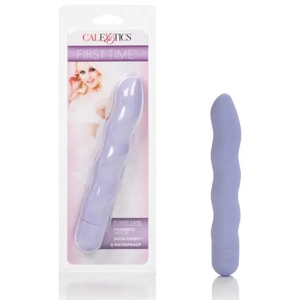 CalExotics Vibrator Purple First Time Power Swirl at the Haus of Shag