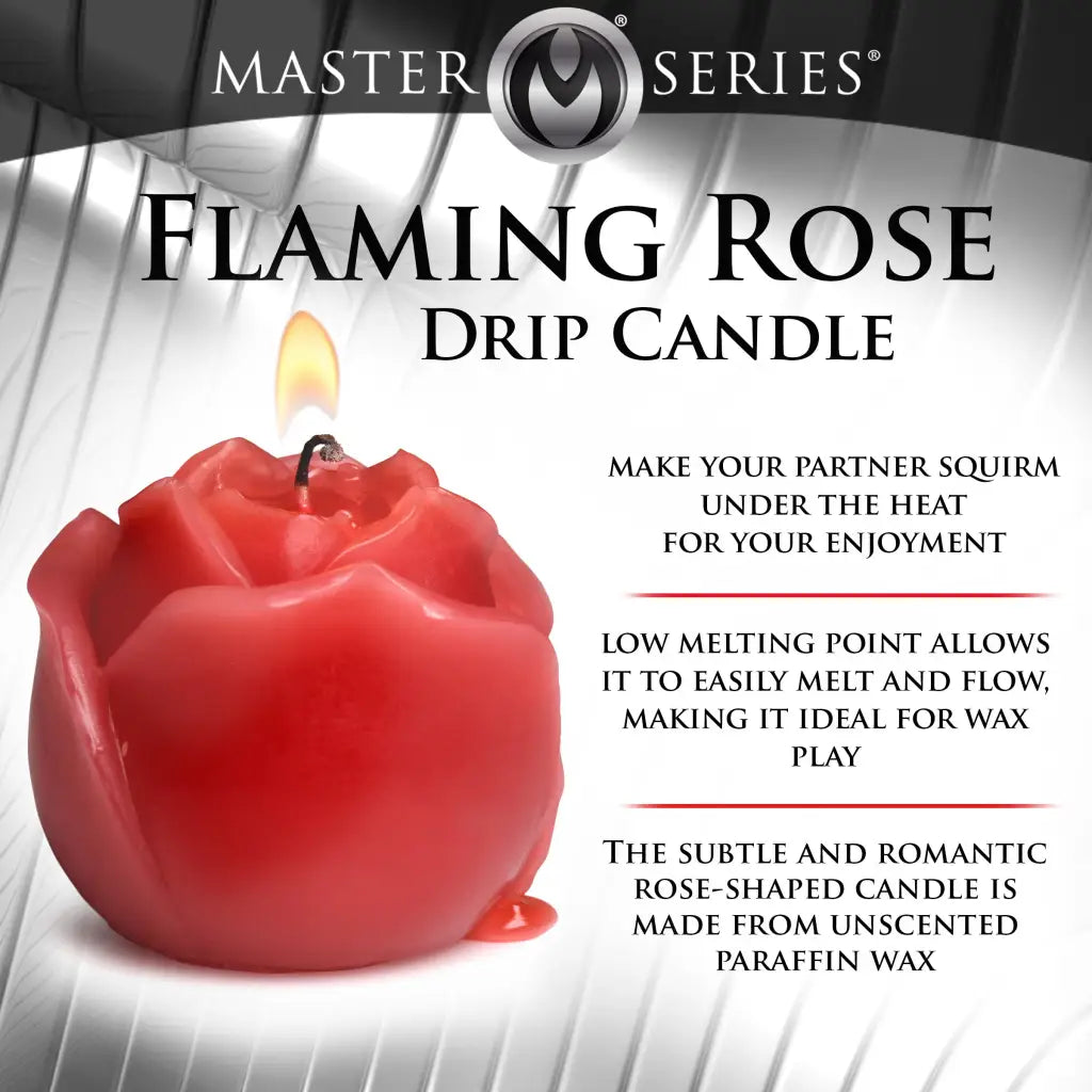 Flaming Rose Drip Candle - Dripping Candle